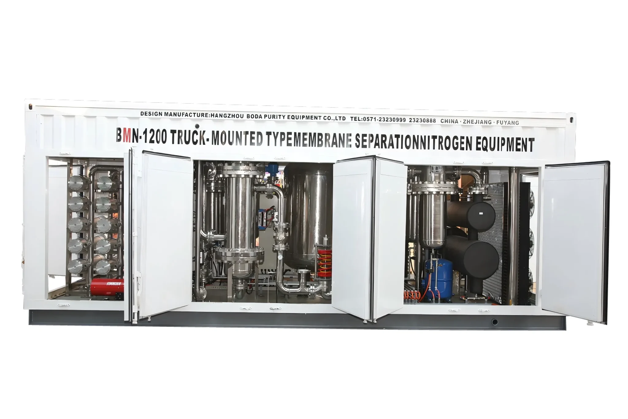 Membrane separation nitrogen generator